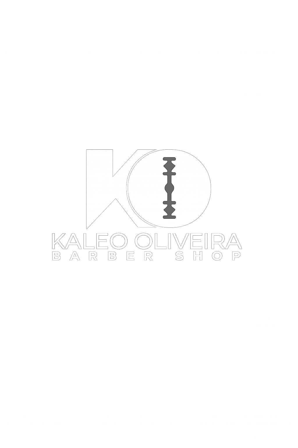 Logo Kaleo Oliveira Barbershop